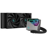 DeepCool Komplet za tekočinsko hlajenje AIO Liquid Cooler LT520, 240mm, RGB, črn | Shoptok.si