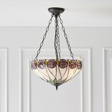  Endon 64175 - Luster na lancu Tiffany HUTCHINSON 3xE27/60W/230V pr. 40 cm | Eponuda.com