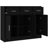  Komoda crna 91x28x75 cm od konstruiranog drva | Eponuda.ba