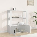 Komoda bijela 80 x 30 x 90 cm od konstruiranog drva | shoptok.hr