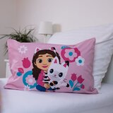 Jerry Fabrics Ružičasta pamučna dječja posteljina za dječji krevetić 100x135 cm Gabby's Dollhouse – | shoptok.hr