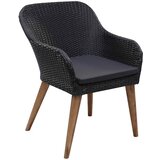  5-dijelni vrtni blagovaonski set crni | shoptok.hr