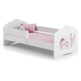 Kobi Furniture Fala - enojna postelja 160x80 z grafiko, ograjo in vzmetnico, (20630355) Cene