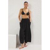 TRENDYOLMILLA Ženske pantalone Tbess24Pl00007, Crne Cene