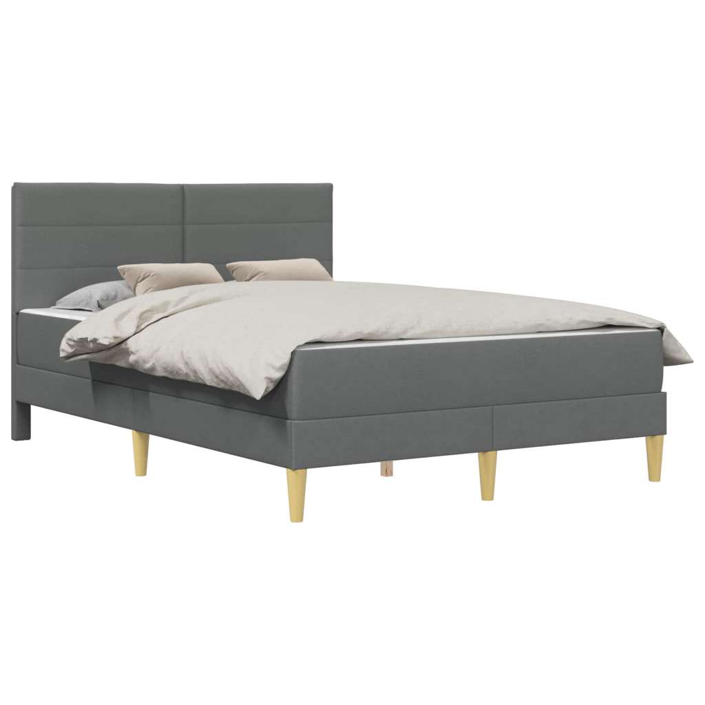  Okvir za krevet Tamno siva 140 x 200 cm Poliester | shoptok.hr