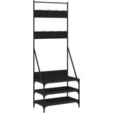  The Living Store Regal za oblačila s prostorom za čevlje črn 70x40x184 cm - Regal Za Oblačila, (21442731) | Shoptok.si