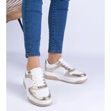 D/CEO marka niezdefiniowana Gold sneakers with a thick sole Undina | Shoptok.si