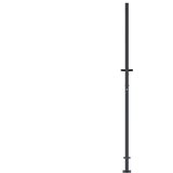  Vrtna vrata antracit 100x200 cm dizajn s čeličnim travom | shoptok.hr