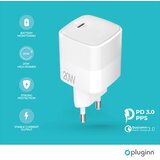 Pluginn Kućni punjač PI-D61S, PD3.0, PPS, 20W beli Cene