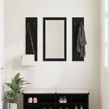  Vješalica za kapute na zidu Zidne Crni hrast 96 x 1,5 x 90 cm | shoptok.hr