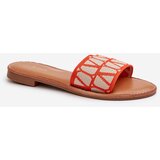 Boto Women's Flat Heel Sandals Orange Traivea | shoptok.hr