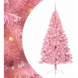 vidaXL Umjetna preddekorirana božićna jelka Roza 240 cm PVC, (5000072754) | Shoptok.si