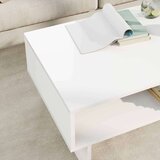  Stolić za kavu Bijelo 80 x 46 x 35 cm Konstruirano drvo | shoptok.hr