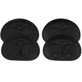 INF Podloge za peto 2 para – žamet, pena, silikon za prilagoditev Black, (5000335935) | Shoptok.si