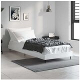 vidaXL Okvir za krevet visoki sjaj bijeli 75x190 cm konstruirano drvo Cijene