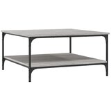 The Living Store Klubska mizica siva sonoma 80x80x40 cm inženirski les - Klubska Mizica, (21503166) | Shoptok.si