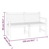  4-dijelni vrtni blagovaonski set od masivne tikovine | shoptok.hr
