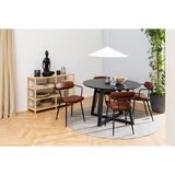 MID.YOU JEDILNA MIZA, furnirano hrast črna | Shoptok.si