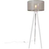 QAZQA Sodobna stojalo za talno svetilko bela z odtenkom 50 cm - Tripod Classic Cene