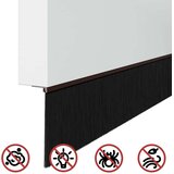 vidaXL Držač četke za vrata 6 pcs Smeđa 100 cm Aluminijski legura | shoptok.hr