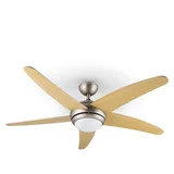 Bolero, 55W, Charleston, 60W, stropni ventilatorz lučjo, 134cm, javorjeva krila, daljinski upravljalnik
