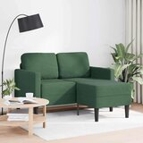 SOFA 2-sjed s ležaljkom u obliku slova L Jungle zelena 125 cm Cijene