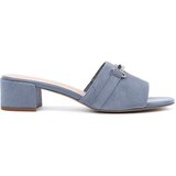 Sergio Leone Blue Heeled Flip Flops | Shoptok.si