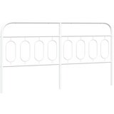  The Living Store Kovinsko vzglavje belo 160 cm - Vzglavje, (21497381) | Shoptok.si