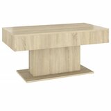Maison Chic Klubska mizica - kavna mizica - Nizka mizica sonoma hrast 96x50x45 cm iverna plošča, (21752831) Cene