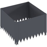  Ograda oko Travnjaka 60 x 60 x 35 cm Čelik Antracit | shoptok.hr