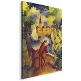  Slika - August Macke – Men on the Road by the Lake 80x120 Standard | shoptok.hr