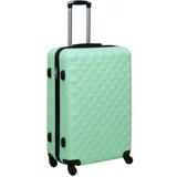vidaXL Trd potovalni kovček mint zelen ABS, (20960466)
