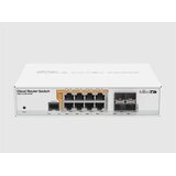 MikroTik CRS112-8P-4S-IN Switch, 8x Giga PoE, 4x SFP | Eponuda.com
