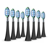 nastavci za Philips Sonicare C3 Premium Plaque Defense, 8 komada, crni