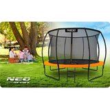 Neo-Sport profilirani vrtni trampolin 374 cm (12 ft) s unutarnjom mrežom, narančasti | shoptok.hr