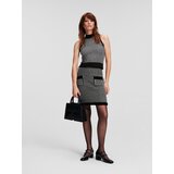 Karl Lagerfeld Suknja crna / bijela | shoptok.hr