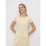 Reserved Bluza od žerseja - svjetložuto | shoptok.hr