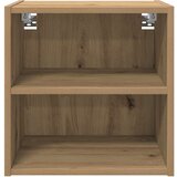 vidaXL Viseča omarica s polico Riga Umetni hrast 40 x 29,5 x 40 cm | Shoptok.si