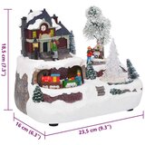 vidaXL božićna dekoracija za stol Šareni 23.5 x 16 x 18.5 cm Smola | shoptok.hr