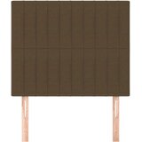  Uzglavlje tamnosmeđe 90x5x118/128 cm tkanina | shoptok.hr