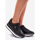 Big Star Women's Leather Sneakers On Platform | Shoptok.si