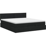  Podesivi krevet s madracem Crna 160 x 200 cm Tkanina | shoptok.hr