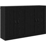  Kabinetski zidni 2 kom. Crni hrast 69,5 x 34 x 90 cm | shoptok.hr