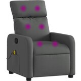 Maison Chic masažni naslanjač - Relax naslanjač temno sivo blago, (22134758) | Shoptok.si