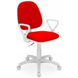 Nowy Styl kancelarijska radna stolica crvena Regal White GTP M-04 Cene