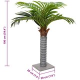  Umjetna palma 6 listova 100 cm zelena | Eponuda.com