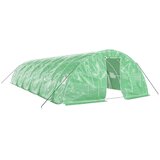  Staklenik s čeličnim okvirom zeleni 60 m² 12 x 5 x 2,3 m | shoptok.hr