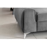 ELTAP Svijetlo siva baršunasti sklopiva sofa 261 cm Laurence – | shoptok.hr