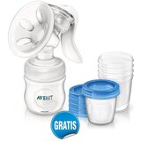 Avent PUMPICA ZA IZMAZANJE NATURAL 5772+GRATIS VIA SOLJE 5KOM SA POKLOPCIMA (SCF33020619)