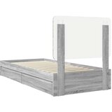  Okvir za krevet Siva Sonoma 75 x 190 cm Konstruirano drvo | shoptok.hr